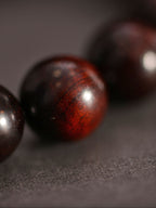 Red Sandalwood Beads Dzi Beads Bracelet
