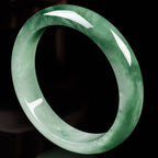 Fortune Jewel Natural Jade Fortune Blessing Bangle Bracelet
