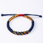 Fortune Jewel Tibetan Handmade Colorful King Kong Knot Luck Braid String Bracelet