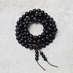 Fortune Jewel 108 Mala Beads Bracelet Prayer Meditation Sandalwood Elastic
