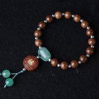 Fortune Jewel Abelia Biflora Wood Happiness Protection Bracelet