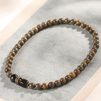 Fortune Jewel Tibetan Green Sandalwood Crystal Soothing Peace Bracelet