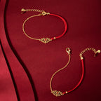 Fortune Jewel Lock of Good Wishes Luck Strength Chain Bracelet