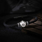 Fortune Jewel 999 Sterling Silver 12 Constellations of the Zodiac Protection Handmade String Bracelet