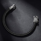 Fortune Jewel Dragon Titanium Steel Protection Luck Bracelet Fortune Jewel