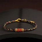 Fortune Jewel Handmade Colorful Rope King Kong Knot Braided Luck Bracelet