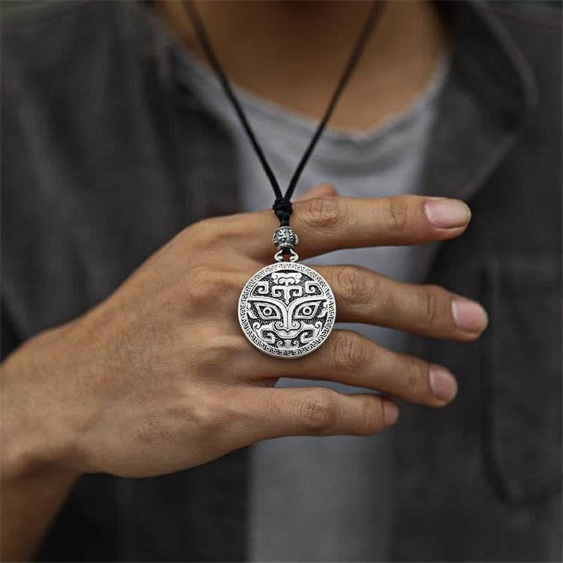 Fortune Jewel Lucky FengShui Mythological Creature Taotie Wealth Necklace Pendant