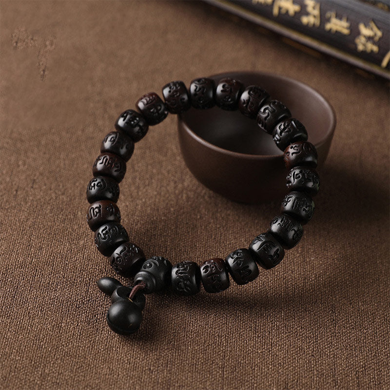 Fortune Jewel Tibetan Lightning Strike Wood Protection Bracelet