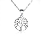 Fortune Jewel The Tree of Life 925 Sterling Silver Creation Necklace Pendant