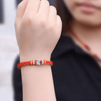 Fortune Jewel Colorful Rope True Love Knot Luck Handmade Bracelet