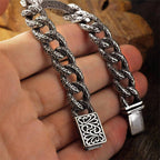 Fortune Jewel Vintage Patterns Engraved Healing Bracelet