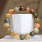 Fortune Jewel Colorful Bodhi Seed Peace Wisdom Bracelet