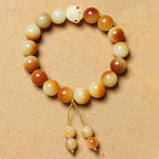Fortune Jewel Natural Bodhi Seed Lovely Paw Claw Peace Wisdom Bracelet