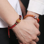 Fortune Jewel Colorful Rope True Love Knot Luck Handmade Bracelet
