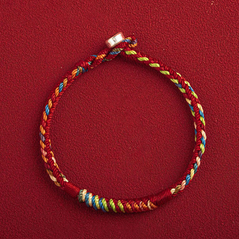Fortune Jewel "May You Be Safe And Lucky In The Year Ahead" Multicolored Bracelet