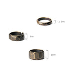 Fortune Jewel Tibetan Simple Design Copper Wealth Ring