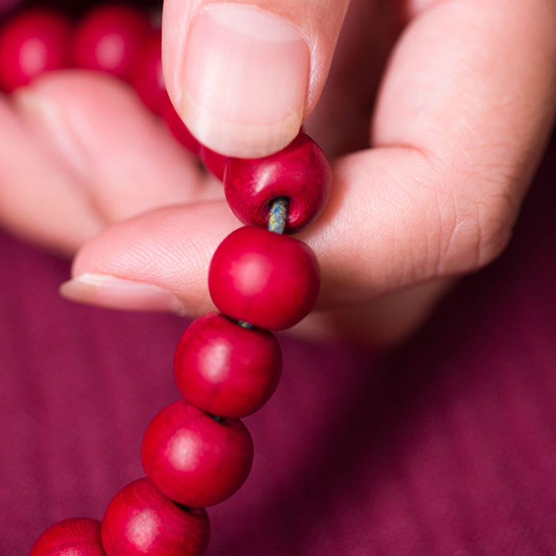 Fortune Jewel Abelia Biflora Wood Warding Off Evil Spirits Wrist Mala