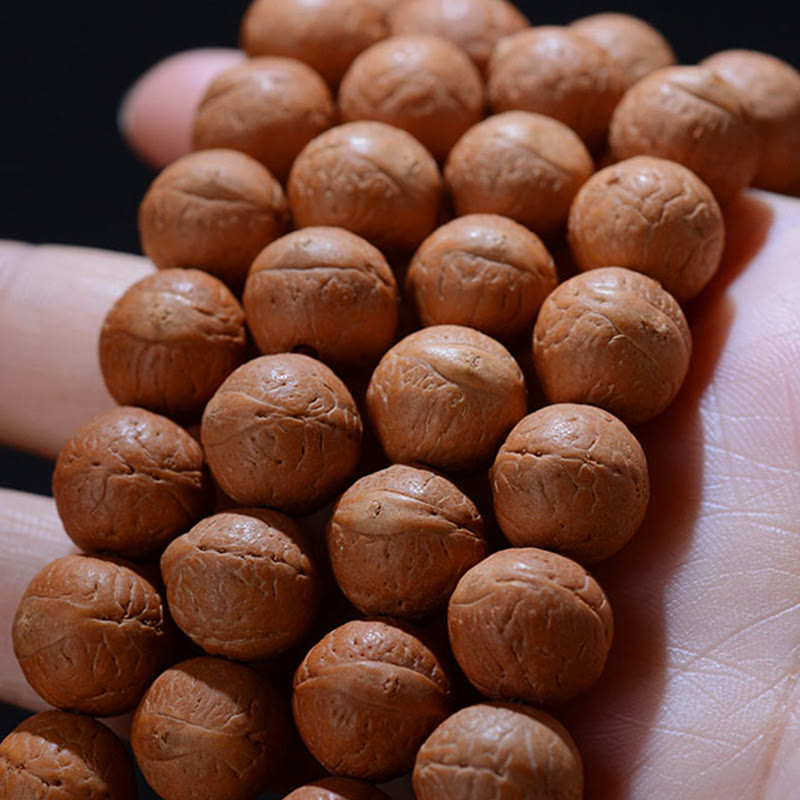Fortune Jewel 108 Mala Beads Nepal Bodhi Seed Luck Wealth Tassel Bracelet