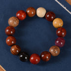 Fortune Jewel Multicolored Sandalwood Protection Healing Bracelet