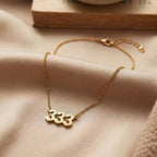 Buddha & Karma 333 Angel Number Necklace – Growth & Expansion