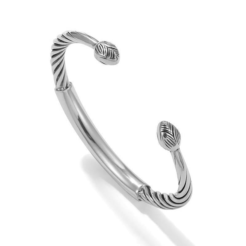 Fortune Jewel Tibetan Om Mani Padme Hum Heart Sutra Purity Cuff Bracelet
