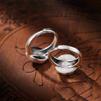 Fortune Jewel Tibetan Om Mani Padme Hum Peace Rotatable Ring