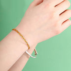 Fortune Jewel Handmade Multicolored Dragon Scale Pattern Braid String Bracelet