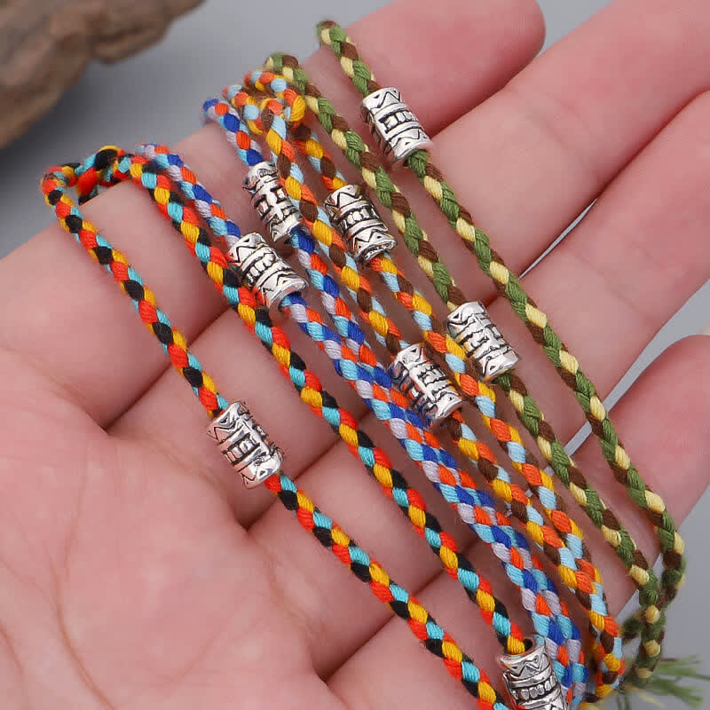 Fortune Jewel  Head Serenity String Bracelet