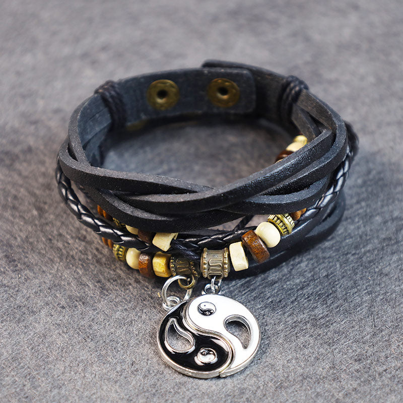 Yin Yang Pendant Couple Balance Bracelet Fortune Jewel