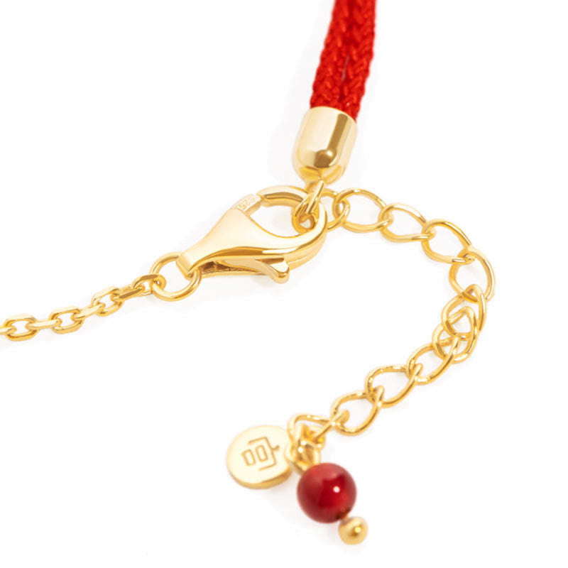 Fortune Jewel Lock of Good Wishes Luck Strength Chain Bracelet