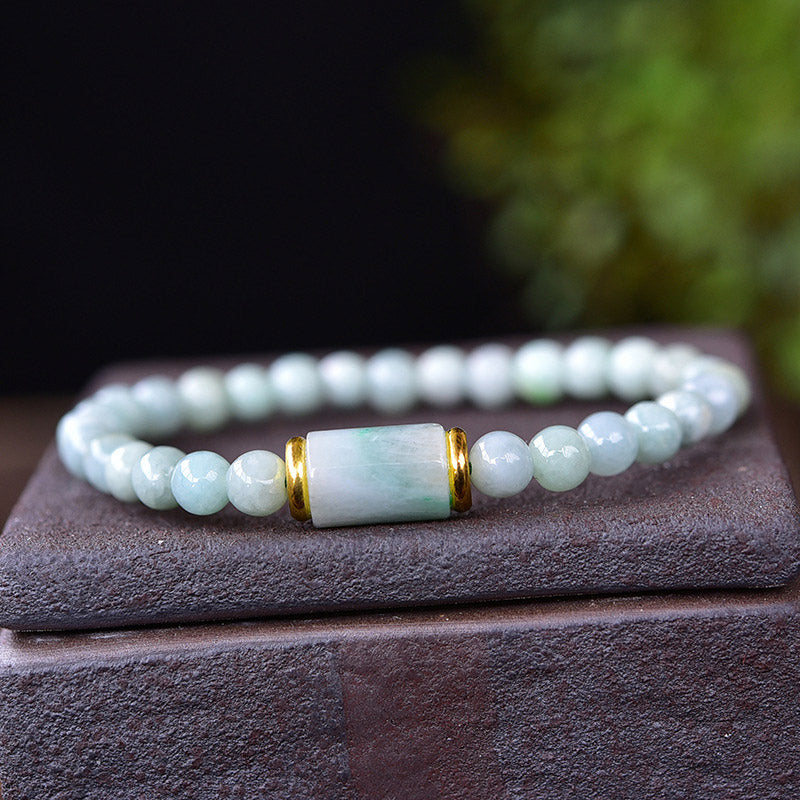 Fortune Jewel Natural Jade Luck Prosperity Bracelet