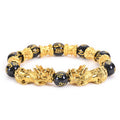Buddha3bodhi Double Pixiu Obsidian Wealth Bracelet