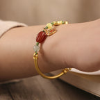Fortune Jewel Tibetan Auspicious Clouds Fortune Happiness Wealth Luck Bracelet