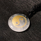 Fortune Jewel Various Crystal Amethyst Tiger Eye Green Aventurine Yin Yang Spiritual Necklace Pendant
