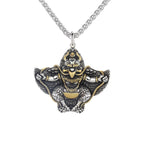 Fortune Jewel Tibet Garuda Bird Copper Protection Necklace Pendant