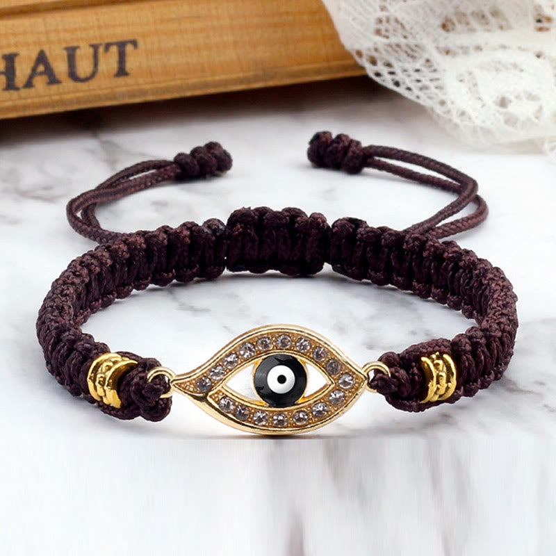 Fortune Jewel Evil Eye Keep Away Evil Spirits String Bracelet