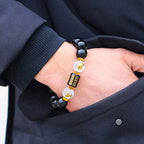 Fortune Jewel Chinese Zodiac Feng Shui Obsidian Five-Element Wealth Porsperity Bracelet