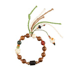 Fortune Jewel Lightning Strike Wood Bodhi Seed Cat Paw Claw Auspiciousness Protection Tassel Bracelet