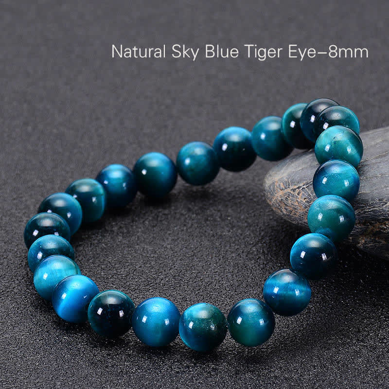 Fortune Jewel Blue Tiger Eye Protection Bracelet