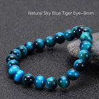 Fortune Jewel Blue Tiger Eye Protection Bracelet