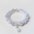 Fortune Jewel 925 Sterling Silver Natural Amethyst Cat's Eye Spiritual Awareness Star Bracelet