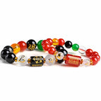 Fortune Jewel Chinese Zodiac Feng Shui Obsidian Five-Element Wealth Porsperity Bracelet
