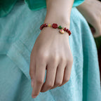 Fortune Jewel Cinnabar Happiness Calm Bracelet