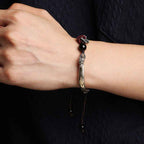 Fortune Jewel 925 Sterling Silver Auspicious Dragon Success Handcrafted Braided Bracelet