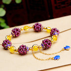 Fortune Jewel Tibetan Garnet Calm Bracelet