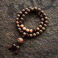 Fortune Jewel Tibetan Sandalwood Protection Charm Mala Bracelet