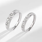 Fortune Jewel 925 Sterling Silver PiXiu Balance Adjustable Couple Ring