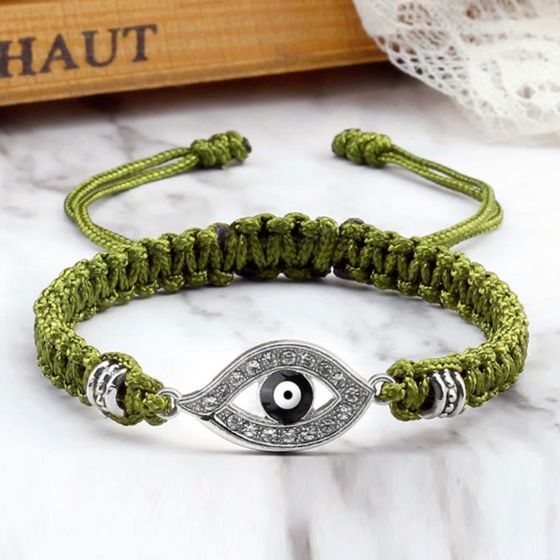 Fortune Jewel Evil Eye Keep Away Evil Spirits String Bracelet