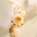 Fortune Jewel Cute Cat Paw Claw Bodhi Seed Peace Bracelet