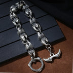 Fortune Jewel Dragon Claw Engraved Strength Protection Bracelet